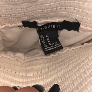 Beige/cream crochet shorts from forever 21